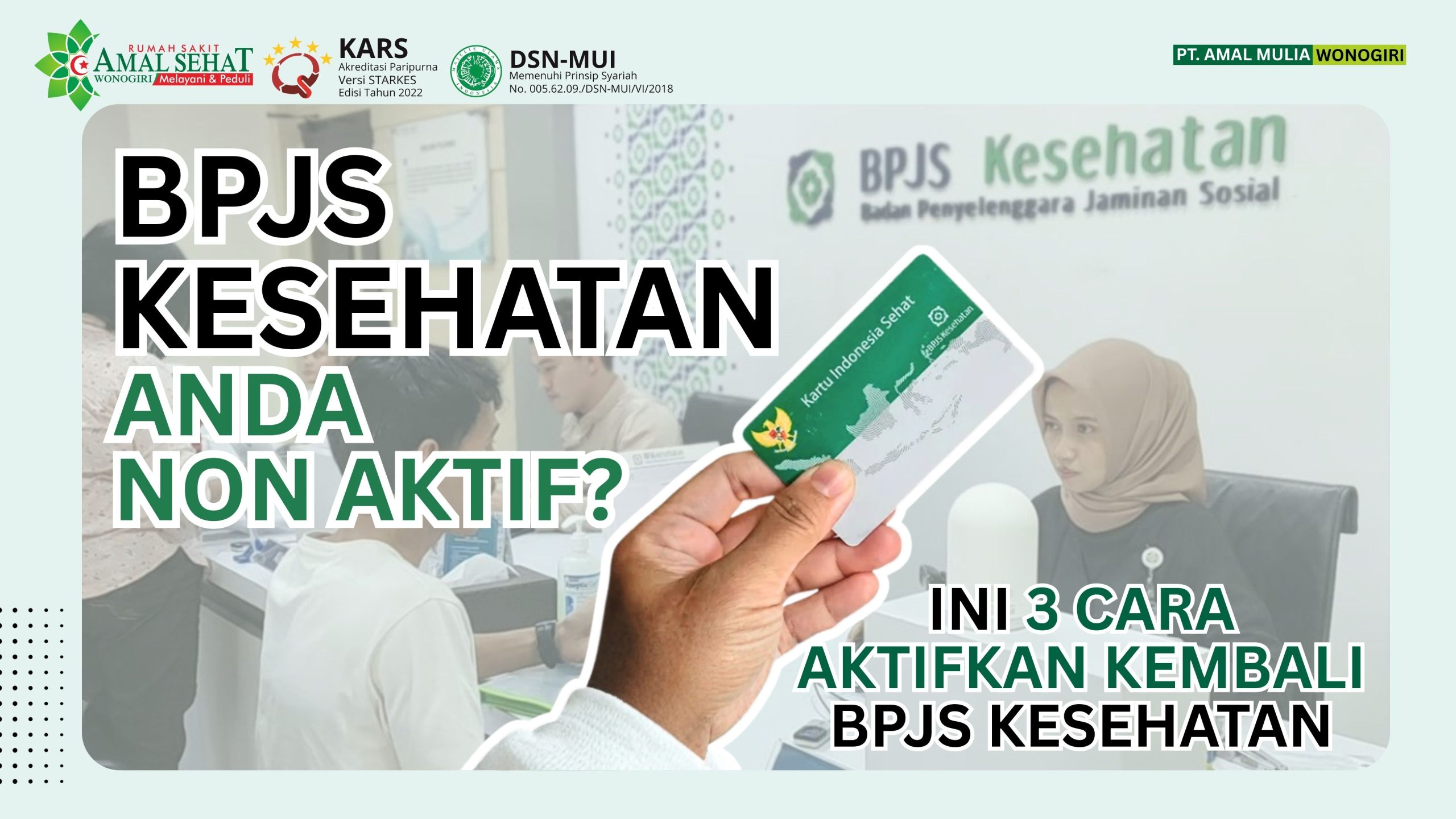 cara mengaktifkan kembali BPJS Kesehatan non aktif